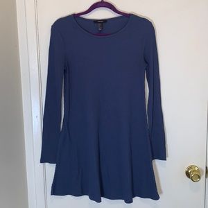 Navy blue swing dress